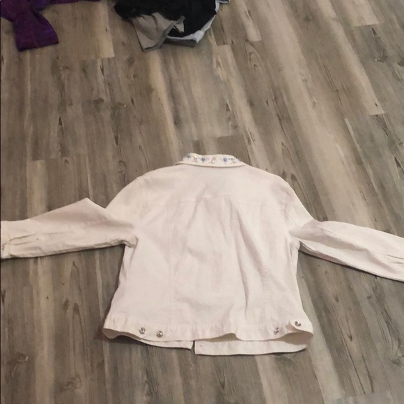 Ruby Rd White Jean Jacket - Picture 2 of 2